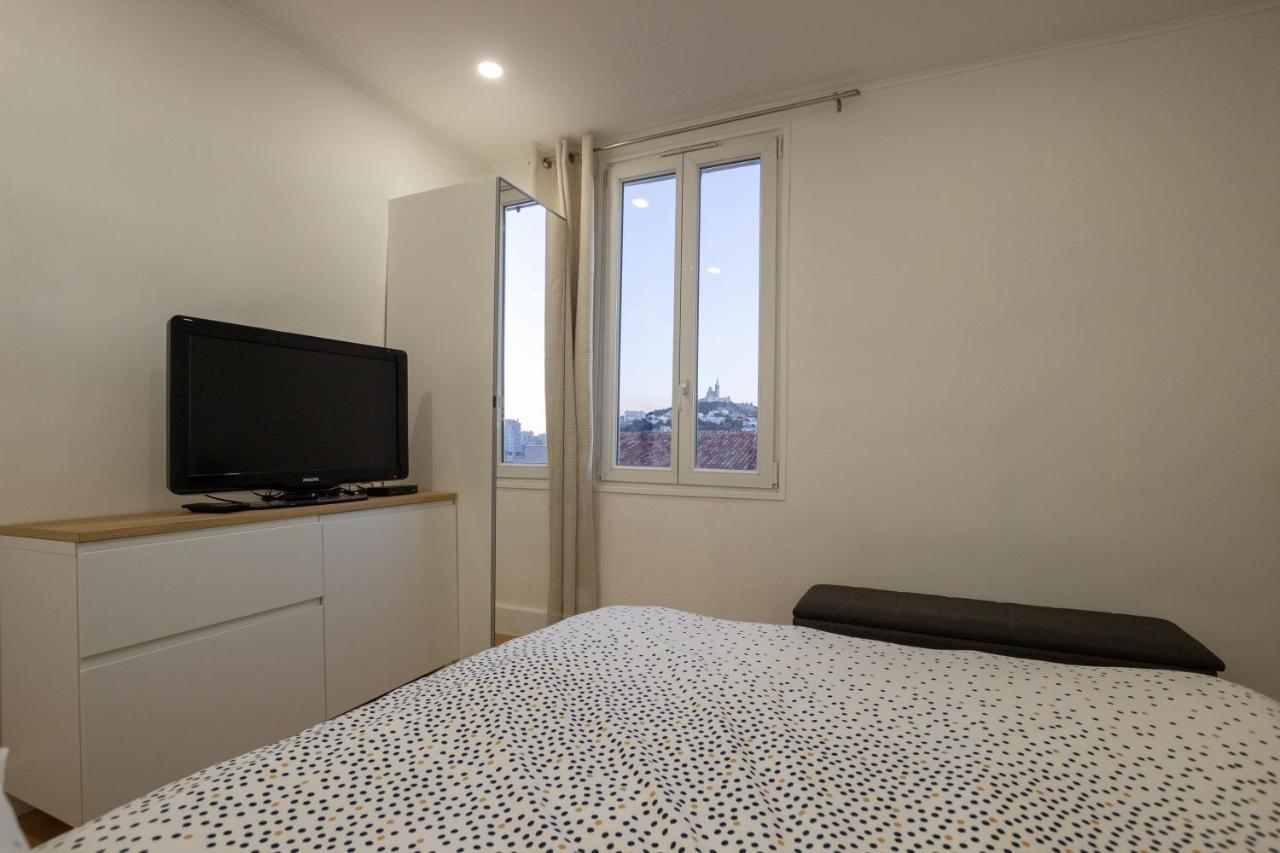 Ferienwohnung T2 Panier Vieux-Port Vue Notre Dame De La Garde Marseilles Exterior foto